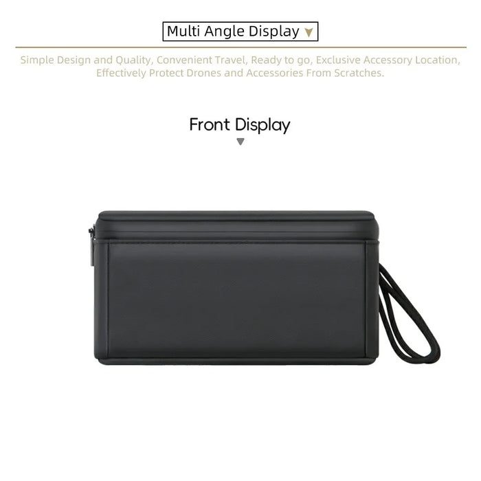 For DJI Osmo Pocket 3 Action Camera Carrying Bag Lycra Portable Storage Case with Hand Strap - Black - 6