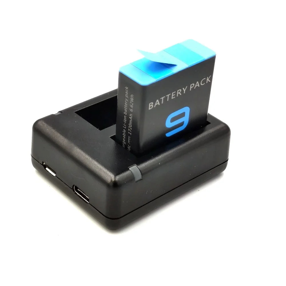 Double Channel Battery Charger for GoPro Hero 9 Black - 3