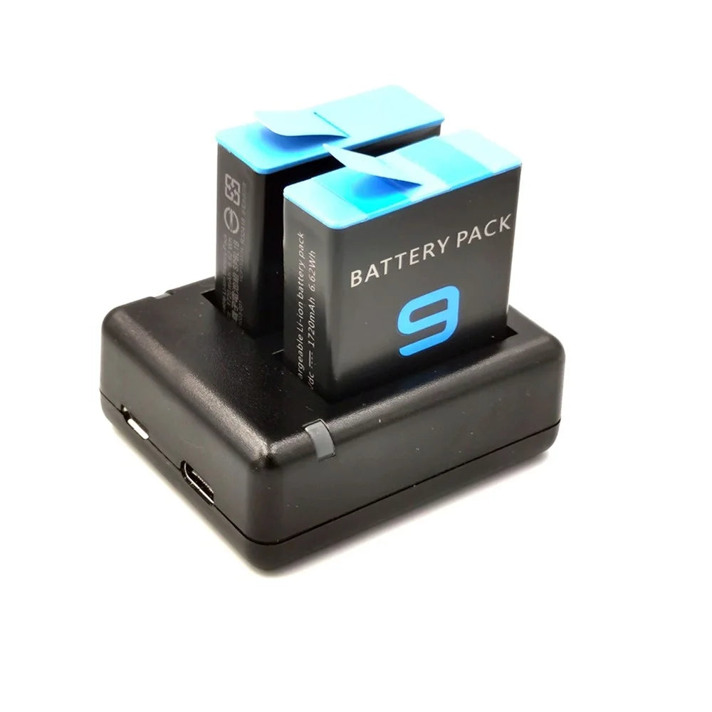 Double Channel Battery Charger for GoPro Hero 9 Black - 4