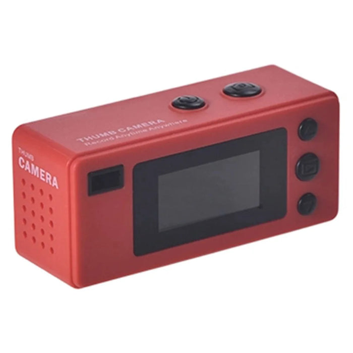 G6+ Mini Thumb Camera 0.96 Inch TFT Screen Wide Angle Pocket Video Recorder (without Memory Card) - Red - 5