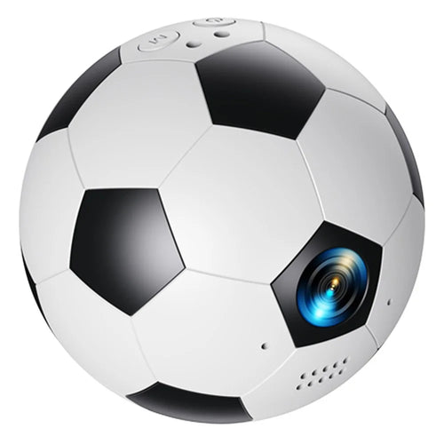Q8 Pro Mini Soccer Shaped Sports Camera 1080P Electronic Anti-Shake 120° Wide Angle Football Shape Digital Camera for Cycling Outdoor (No Memory Card) - White - 1