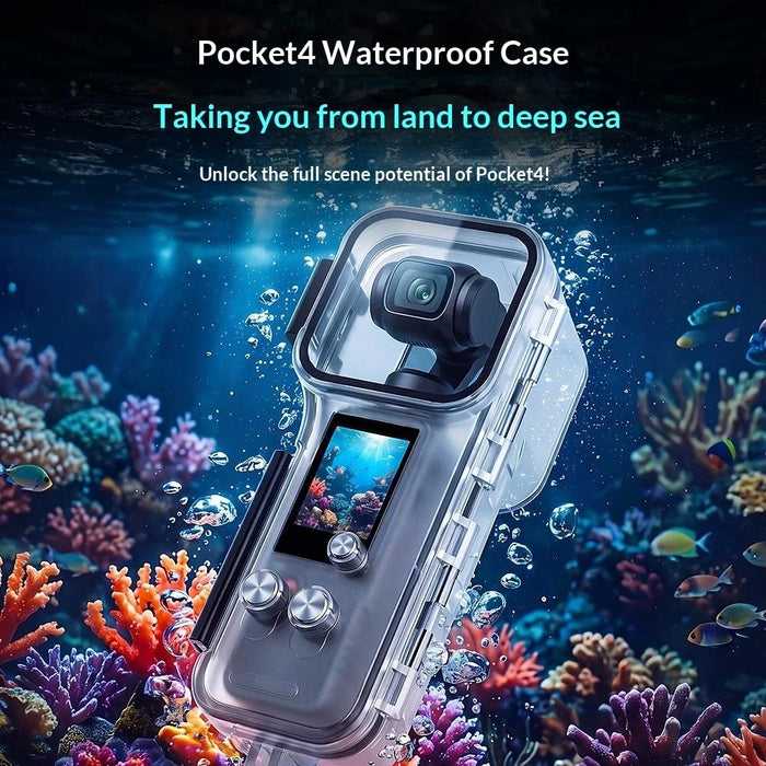 Waterproof Case for DJI Osmo Pocket 4 50m Deep Sea Diving Underwater Photography Protective Shell Action Camera Protector - 2