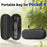 Portable Carrying Case for DJI Osmo Pocket 4 PU Storage Bag Anti-Scratch Protective Hard Shell Pouch - Black - 4
