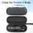Portable Carrying Case for DJI Osmo Pocket 4 PU Storage Bag Anti-Scratch Protective Hard Shell Pouch - Black - 5