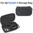 For DJI Osmo Pocket 4 Portable Carrying Case PU Storage Bag Protective Hard Shell - Black - 3