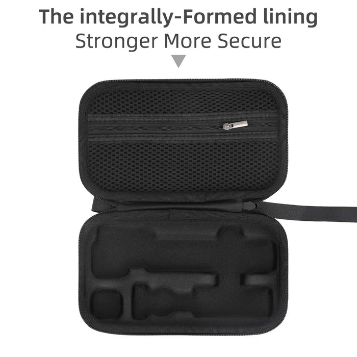 For DJI Osmo Pocket 4 Portable Carrying Case PU Storage Bag Protective Hard Shell - Black - 6