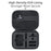 Carrying Case for DJI Osmo Action 6 PU Leather Storage Bag Portable Hard Shell Protective Pouch - Black  /  Logo - 6