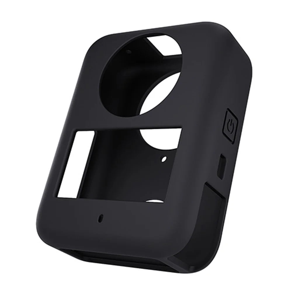Silicone Case for DJI Osmo 360 Panoramic Camera Shockproof Dustproof Protective Cover - Black - 1