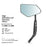 WEST BIKING YP0720055 1Pc Bicycle Rearview Mirror 105x70mm 360 Degree Rotating Wide Angle HD Mirror for Cycling - Left - 2