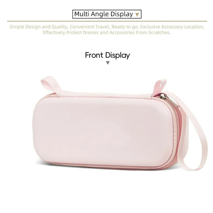 Carrying Case for Insta360 Luna Ultra Handheld Gimbal Camera PU Protective Storage Bag Portable Travel Pouch - Pink - 6
