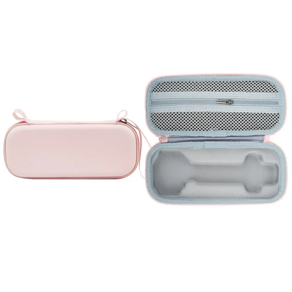 For DJI Osmo Pocket 4P Storage Case PU Leather Shockproof Portable Protective Bag - Pink - 1