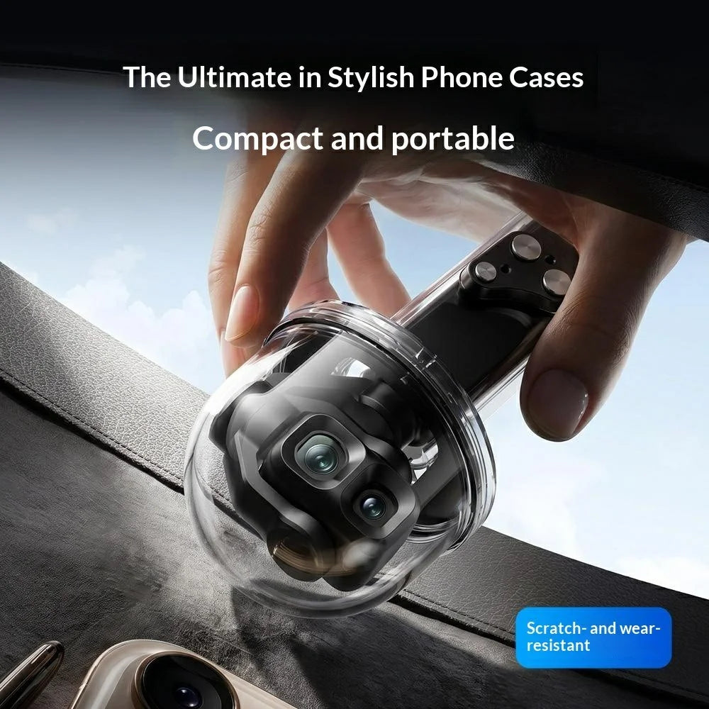 For DJI Osmo Pocket 4P IPX8 Waterproof Housing 50m Underwater Diving Case with Stainless Steel Buttons - 6