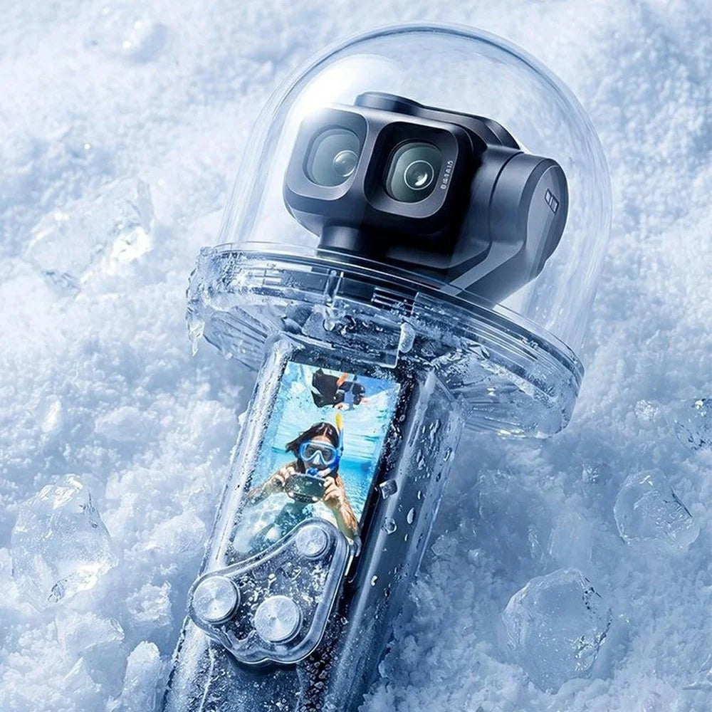 For DJI Osmo Pocket 4P IPX8 Waterproof Housing 50m Underwater Diving Case with Stainless Steel Buttons - 7