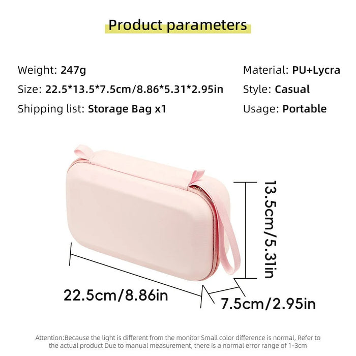 For DJI Osmo Pocket 4P Protective Case with Shoulder Strap Portable Carrying Bag - Pink - 6