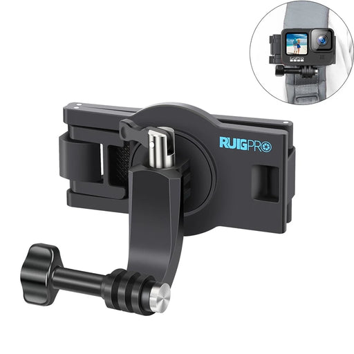 RUIGPRO Bag Backpack Shoulder Strap Mount Camera Holder for GoPro Hero9/Hero8/Hero7/Hero6 Osmo Action Camera - 1