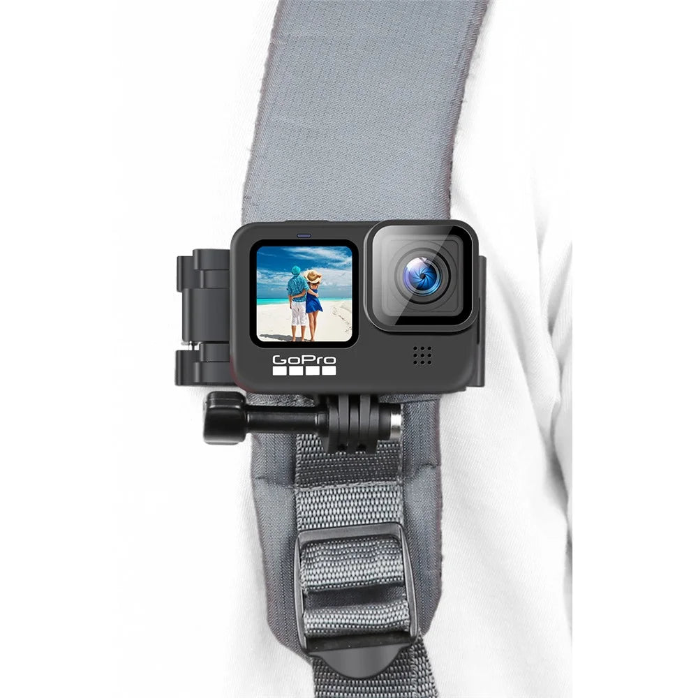 RUIGPRO Bag Backpack Shoulder Strap Mount Camera Holder for GoPro Hero9/Hero8/Hero7/Hero6 Osmo Action Camera - 7