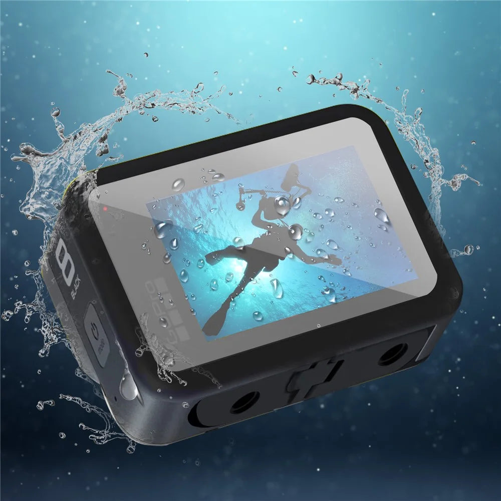 3Pcs Ultra Clear Tempered Glass Screen + Lens Protectors for GoPro Hero 9 - 7