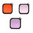 For Gopro Hero 9 Black Accessories Case Diving Filter Red+Pink+Purple Lens Filter Set AT1155 - 2