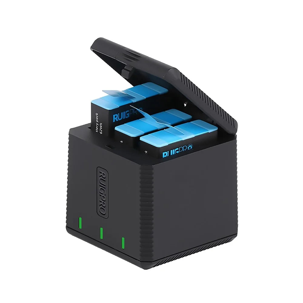 RUIGPRO AT1160 Battery Charger Kit Battery Storage Box for Gopro Hero9 Black - 6