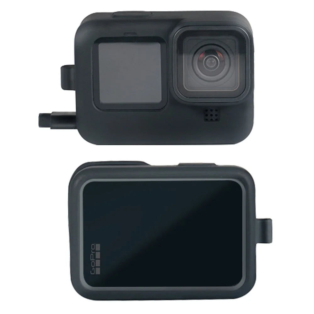 Soft Frame Silicone Case for GoPro Hero 9 Black - Black - 1