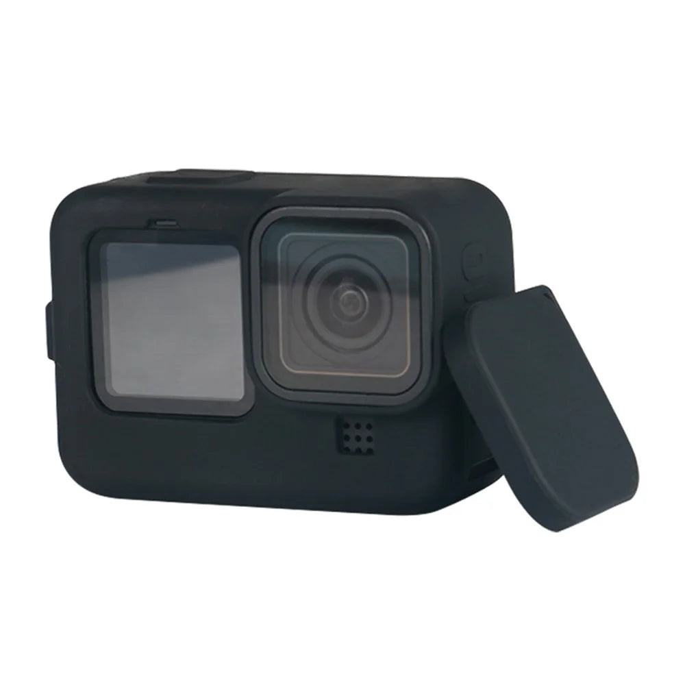 Soft Frame Silicone Case for GoPro Hero 9 Black - Black - 5