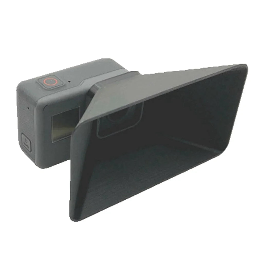 AT1169 Anti-glare Lens Hood Camera Bayonet Square Lens Hood (L Size) for GoPro Hero 5 6 7 Black Action Camera - 2
