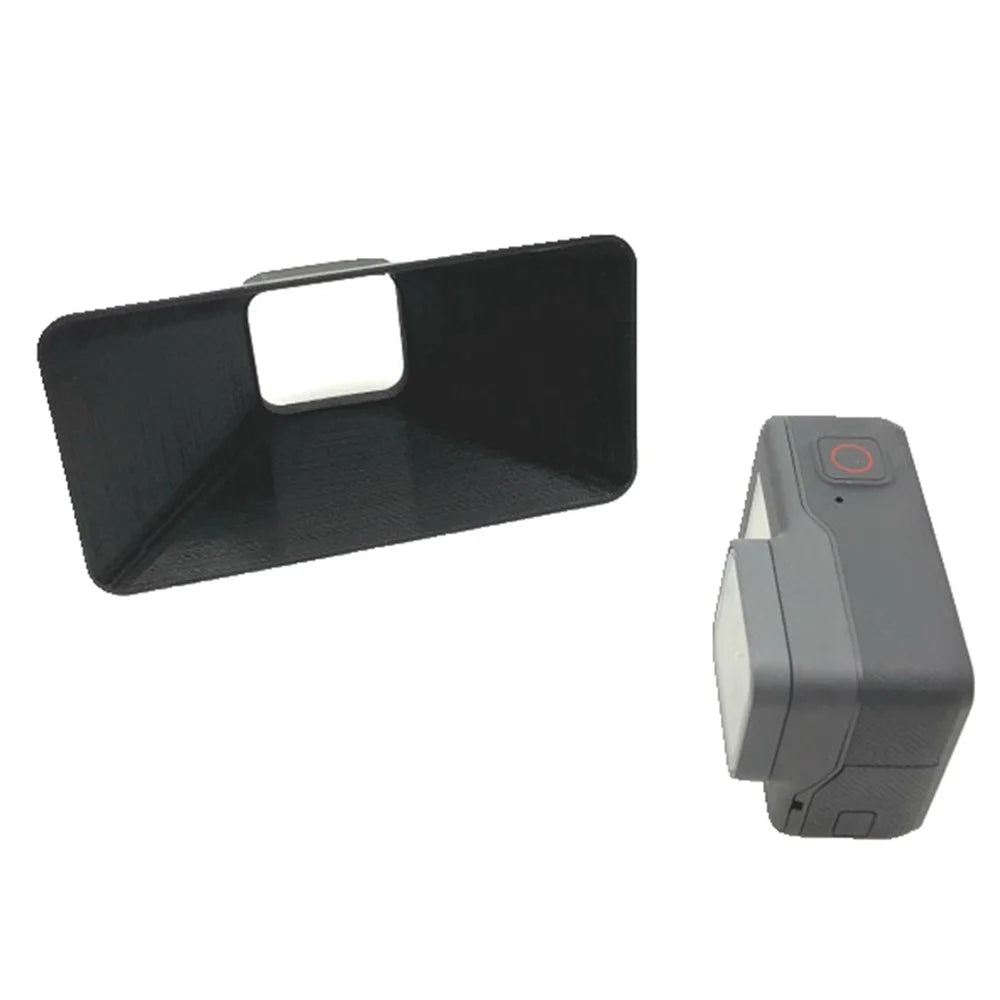 AT1169 Anti-glare Lens Hood Camera Bayonet Square Lens Hood (L Size) for GoPro Hero 5 6 7 Black Action Camera - 6