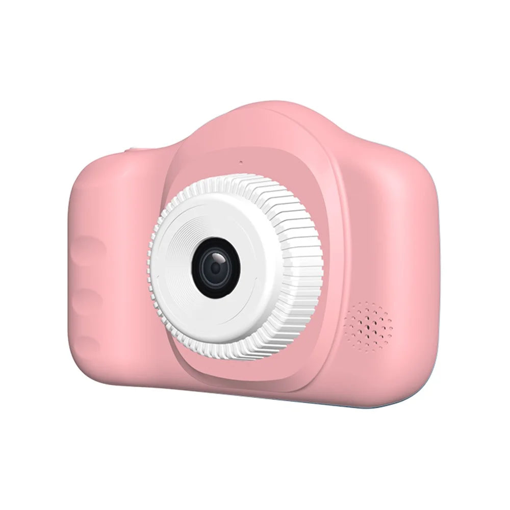 X600 3.5-inch Large Screen Kids Camera 1080P Digital Video Camera Educational Toys (without TF Card) - Pink - 3