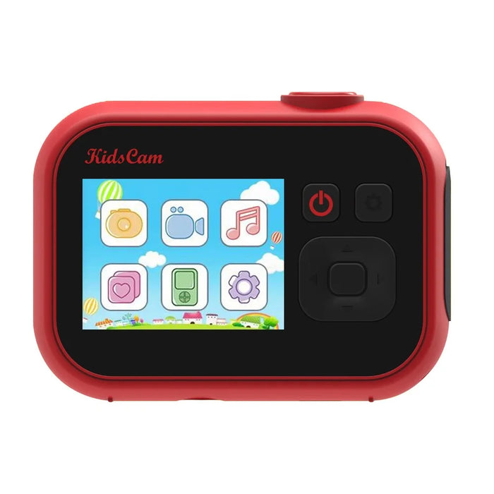 Children Digital Camera 1080P High Resolution 2.0inch Screen Auto Focus Educational Toy - Red - 3