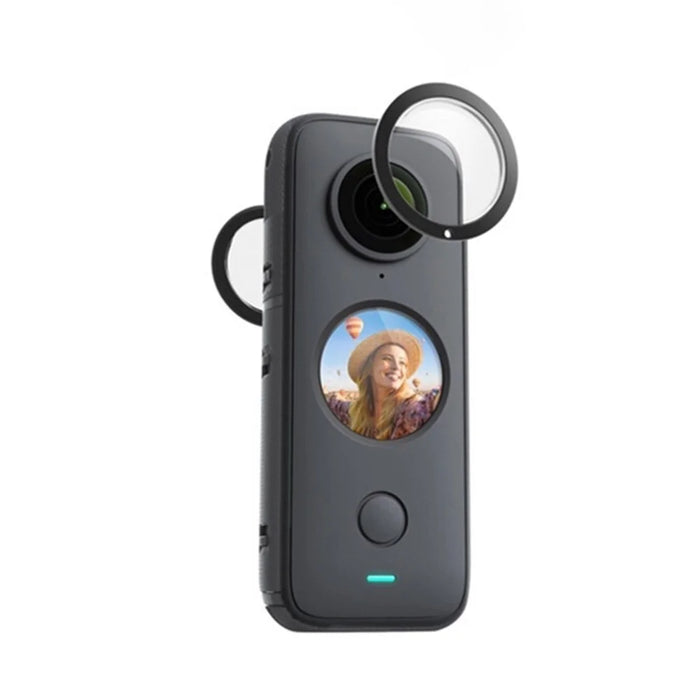 2pcs Panoramic Lens Guard Protective Cover Sticky Protector for Insta360 ONE X2 Camera Accessories - 1