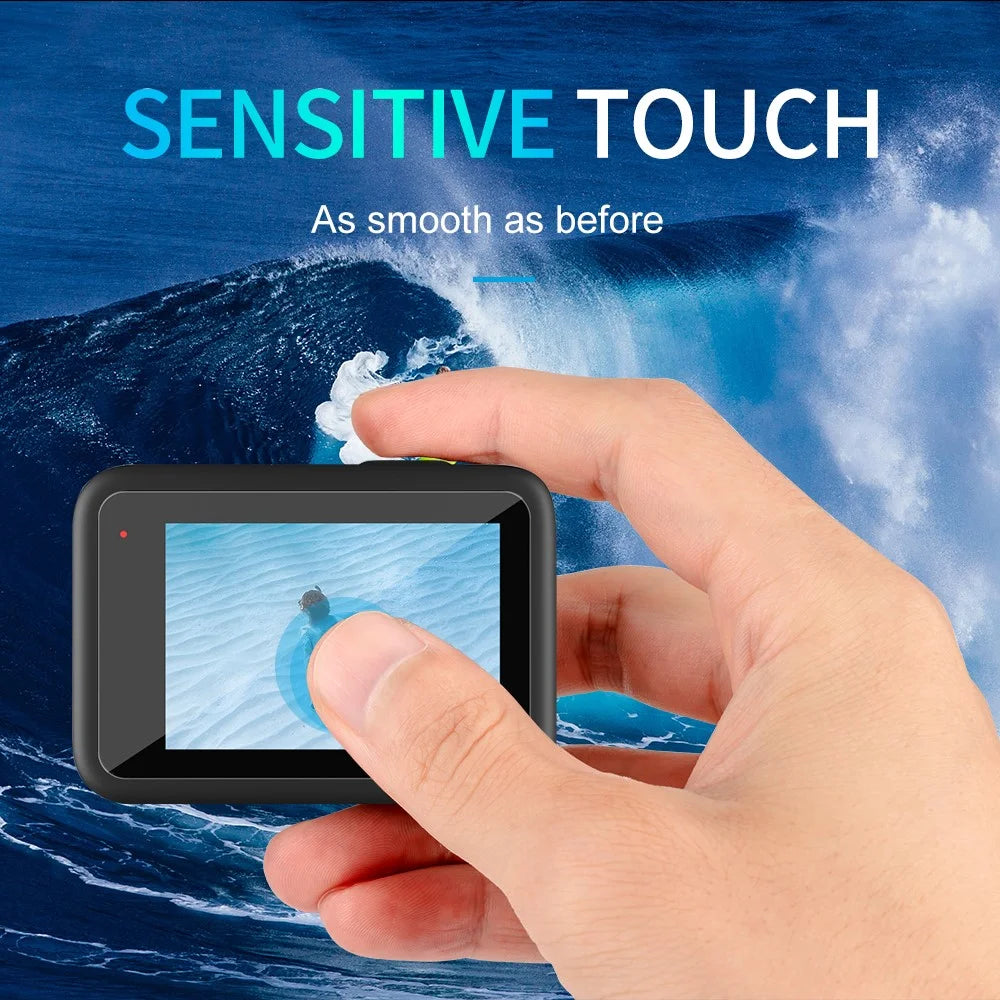 TELESIN Lens + Front and Back LCD Display Tempered Glass Film for GoPro Hero 9 / 10 / 11 - 7