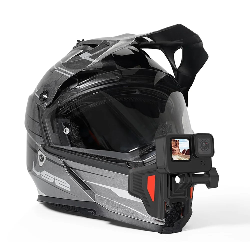 TELESIN GP-HBM-MT2 Motorcycle Helmet Mount Chin Holder Fixing Bracket for GoPro Action Camera - 7