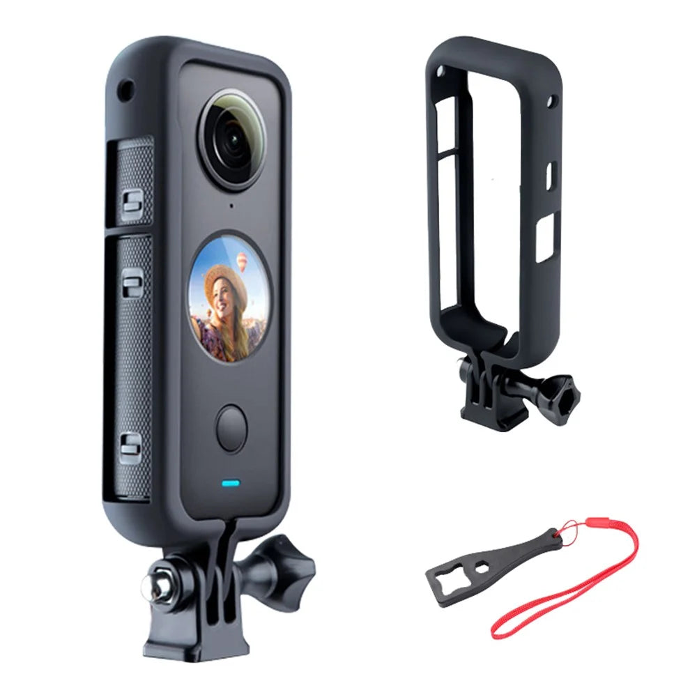 Camera Side Frame Adapter Quick Release Camera Bracket Holder for Insta360 One X2 - 1