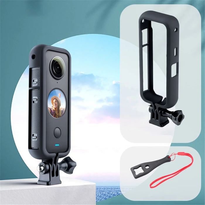 Camera Side Frame Adapter Quick Release Camera Bracket Holder for Insta360 One X2 - 7