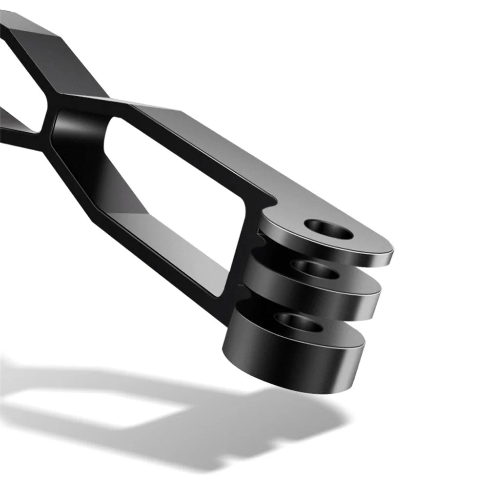 20cm Aluminum Alloy Extension Arm Mount Bracket Rod for GoPro Hero 10/9/8 / Insta360 One R/ DJI Action Camera - Black - 5