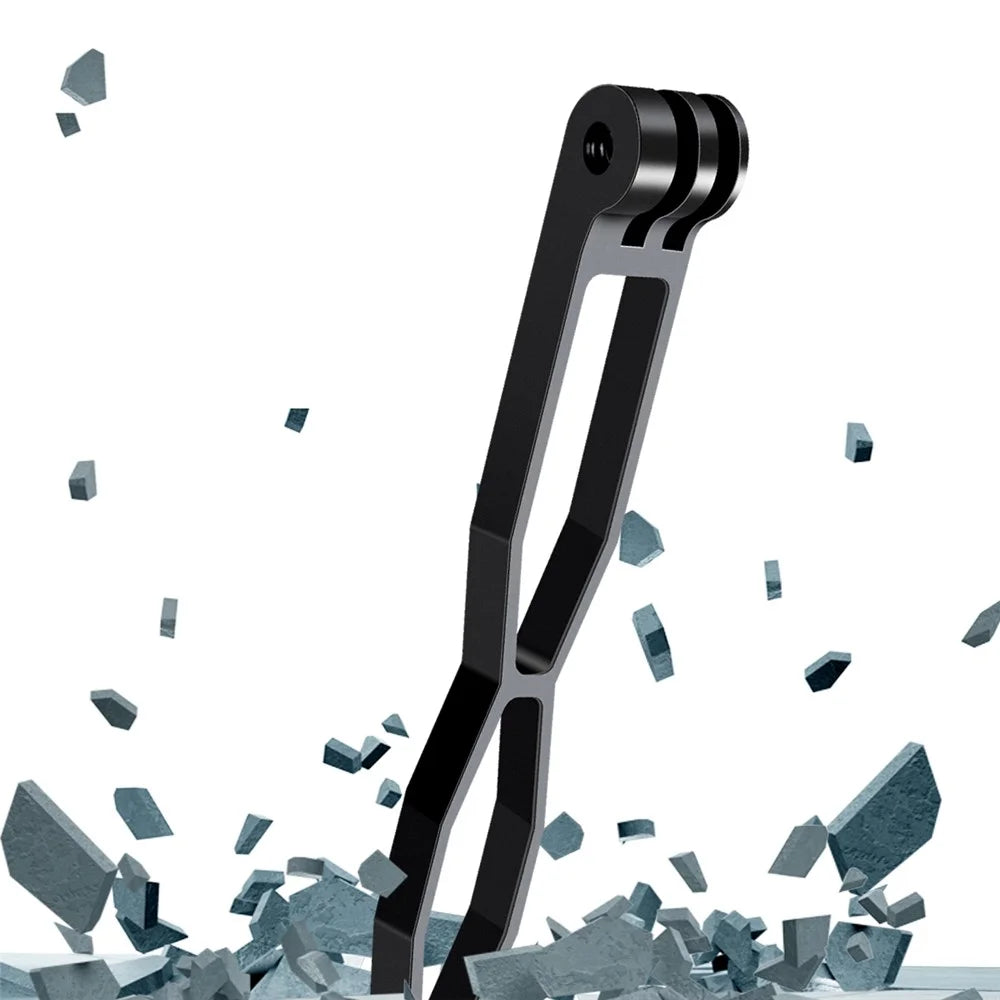 20cm Aluminum Alloy Extension Arm Mount Bracket Rod for GoPro Hero 10/9/8 / Insta360 One R/ DJI Action Camera - Black - 7