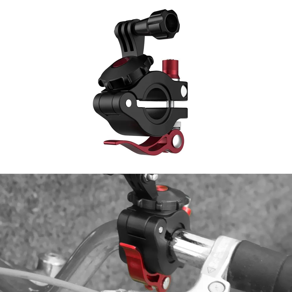 SUNNYLIFE TY-Q9266 Universal Bicycle Sports Camera Mount Clamp Adjustable Adapter Clip for GoPro/Insta360 - 1