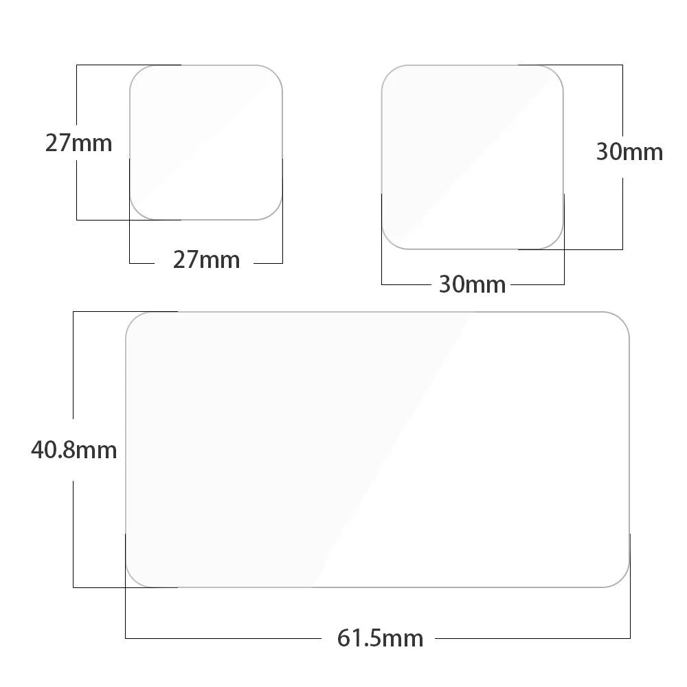 TELESIN GP-FLM-901 High Hardness Anti-explosion Tempered Glass Camera Lens Back Screen Protector Film + PET Soft Front Screen Protector for GoPro Hero 9 / 10 / 11 - 6