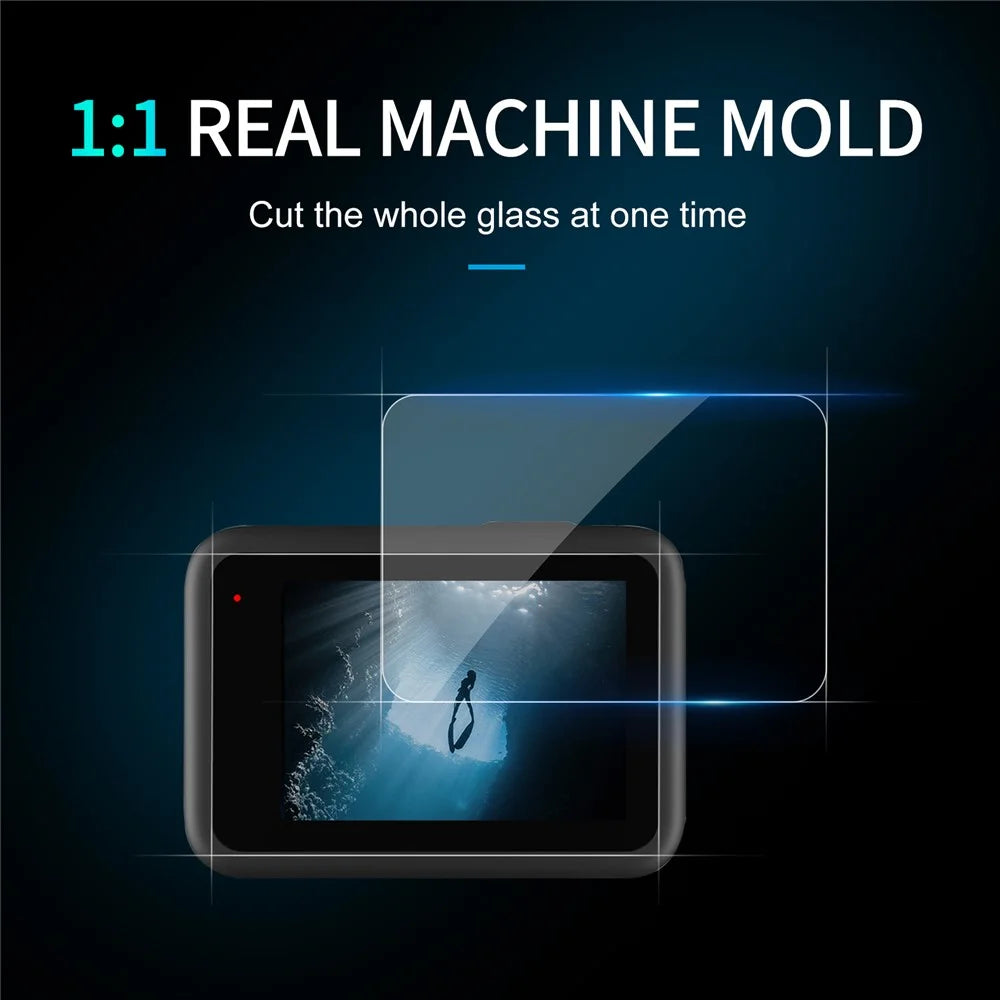 TELESIN GP-FLM-902 Anti-Scratch PET Front Display Film + PET Lens Protector + Rear Display PET Film for GoPro Hero 9 / 10 / 11 - 6