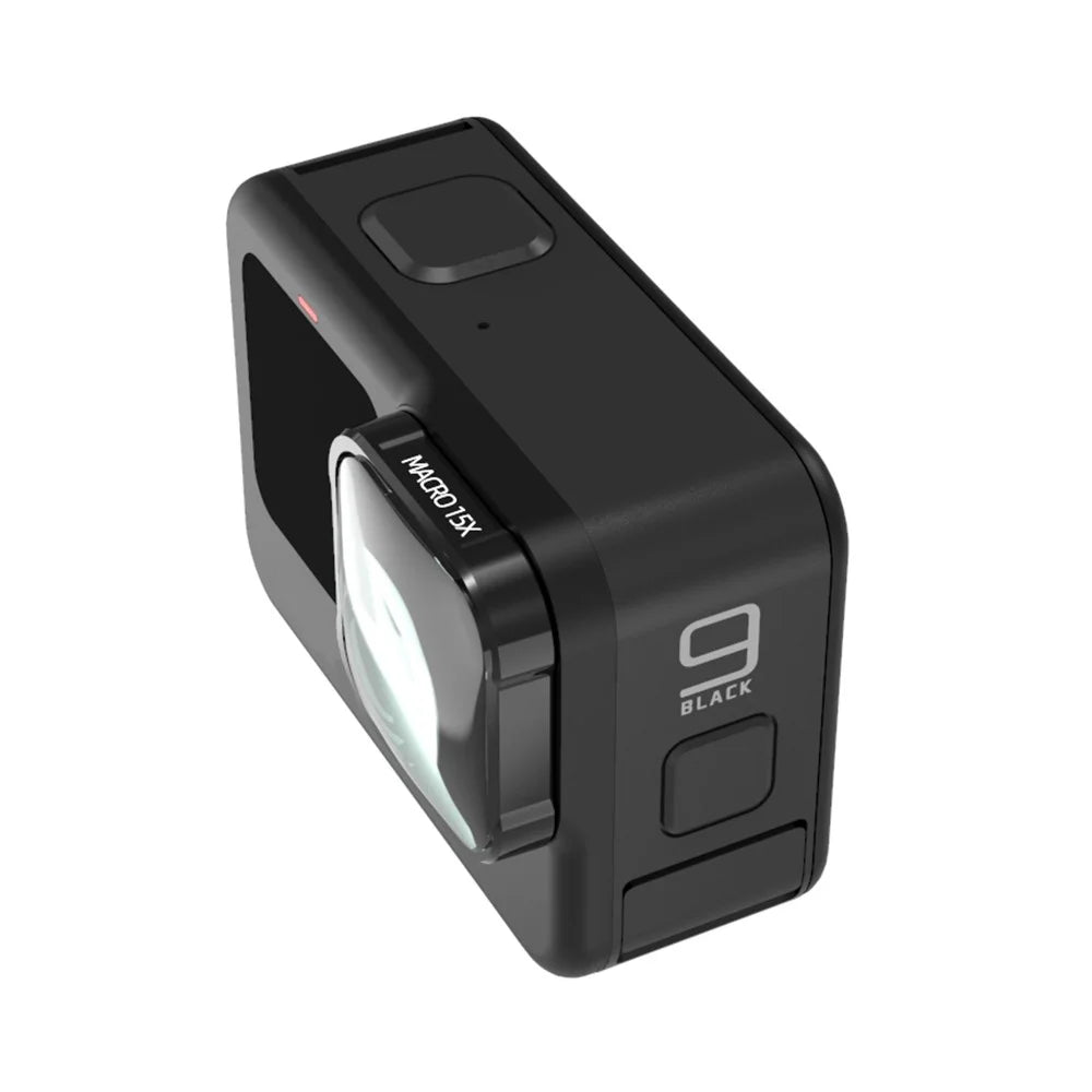 SHEINGKA G9-01 HD 15X Macro Lens Optical Glass Camera Lens for GoPro Hero 9/10 Action Camera - 3
