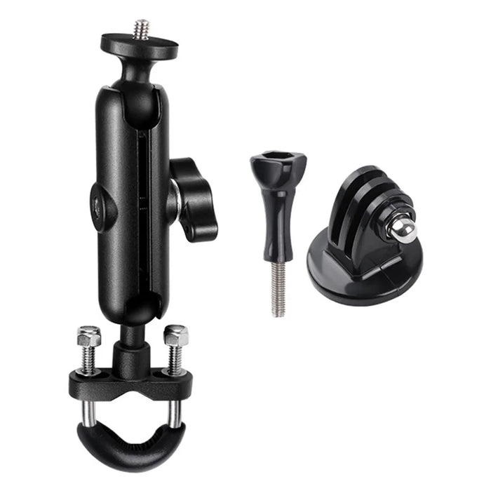 AT1234 9.5cm Motorcycle Bicycle Handlebar Mount Camera Holder  Bike Cycling Action Camera Bracket with Screw and Adapter - 1