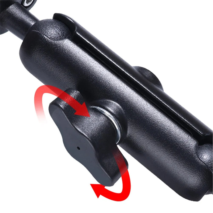 AT1234 9.5cm Motorcycle Bicycle Handlebar Mount Camera Holder  Bike Cycling Action Camera Bracket with Screw and Adapter - 3