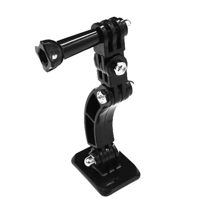 AT1227 Curved Rod Short Arm Helmet Camera Mount Bracket for GoPro Sjcam - 1