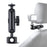 AT1238 9.5cm Car Headrest Camera Holder Screw Adapter Phone Clip Fixing Strap Set Motorcycle Rearview Mirror Camera Mount Bracket - 1