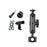 AT1238 9.5cm Car Headrest Camera Holder Screw Adapter Phone Clip Fixing Strap Set Motorcycle Rearview Mirror Camera Mount Bracket - 6