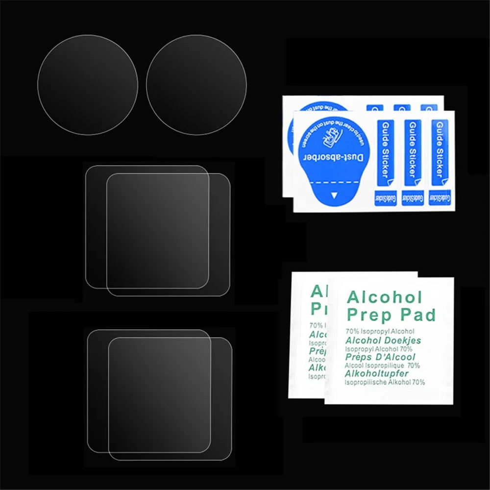 [Dual Screen Version] 2 Set AGDY04 High Definition Tempered Glass Camera Lens Screen Protective Film for DJI Action 2 - 7