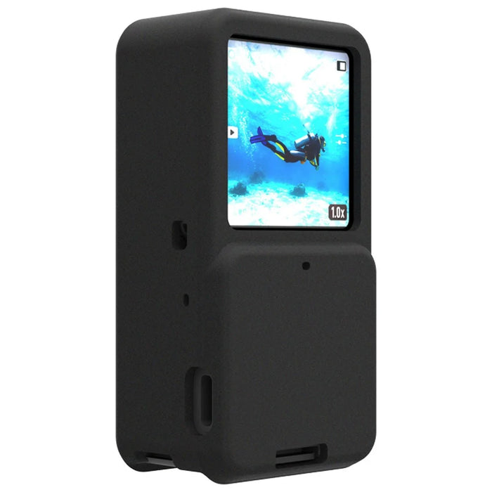 AGDY05 Shockproof Soft Silicone Case Camera Protective Sleeve Cover for DJI Action 2 - Blue - 4