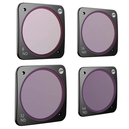 PGYTECH P-28A-013 4Pcs/Set Professional Lens Filter ND 8/16/32/64 Shutter Filter Lens Protector for DJI Action 2 - 1