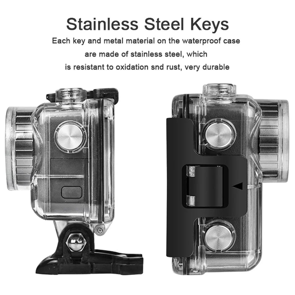 AGDY35 Waterproof Case Diving Protective Housing Shell Camera Accessories for DJI Osmo Action - 5