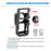AGDY47 Aluminum Alloy Protective Metal Case Frame Cage + UV Lens Filter for DJI Action 2 Camera Accessories - Black - 5